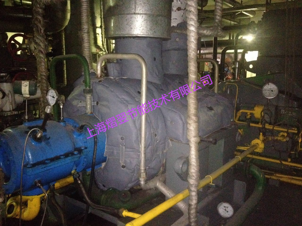 化工行业10万KW机组给水泵保温